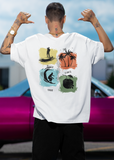 The Beach Times 1986 Oversized T Shirt for Men - Curious Case Clothing