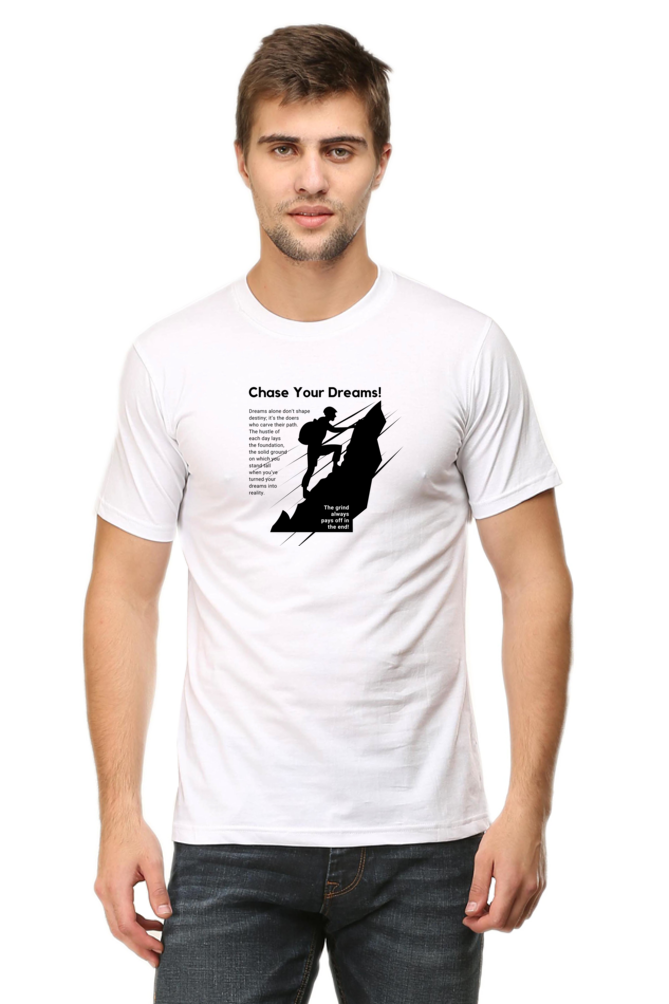 Chase Your Dreams Classic Fit Men's T Shirt - Curious Case Clothing