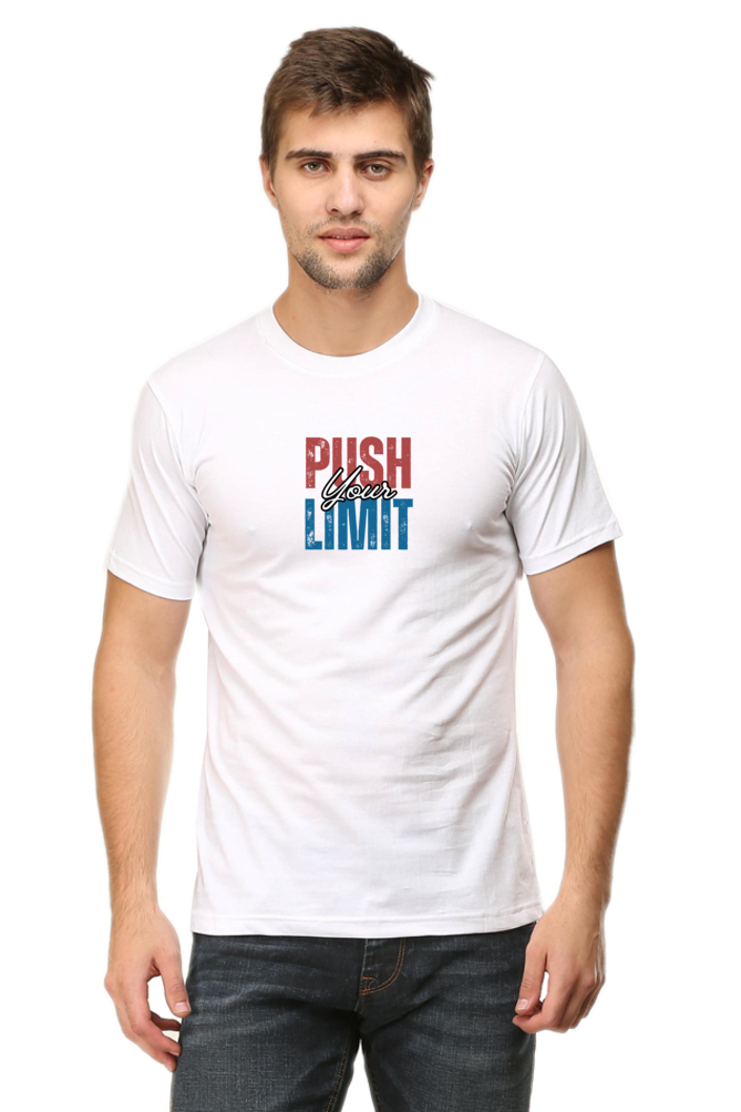 Push Your Limits Classic Fit Men's T-Shirt - Curious Case Clothing