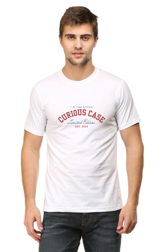 Limited Edition Curious Case Classic Crew Neck T-Shirt for Men - Curious Case Clothing
