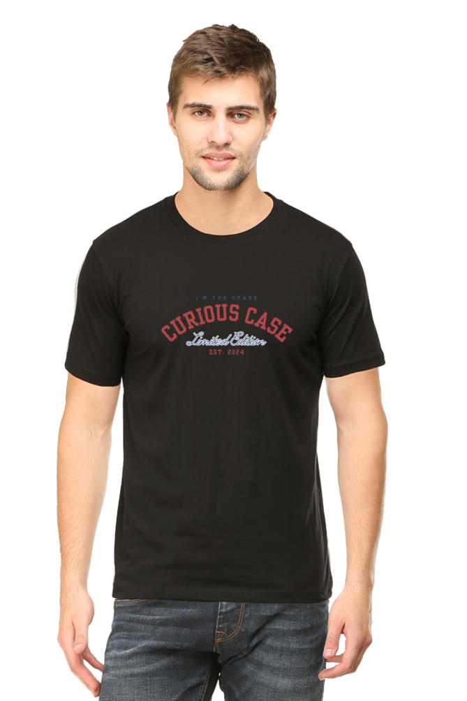 Limited Edition Curious Case Classic Crew Neck T-Shirt for Men - Curious Case Clothing