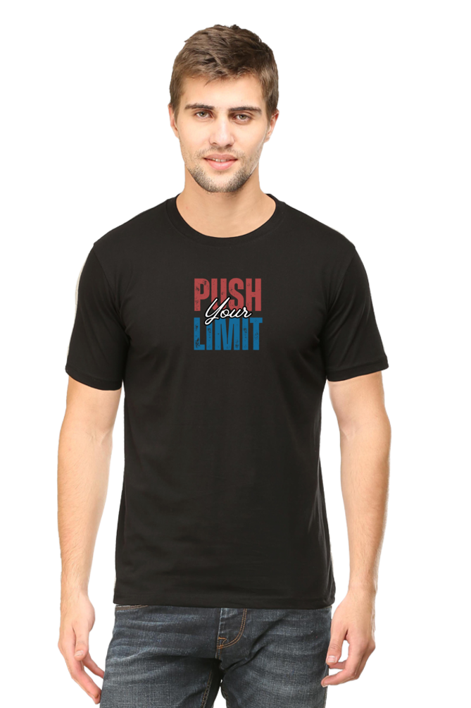 Push Your Limits Classic Fit Men's T-Shirt - Curious Case Clothing
