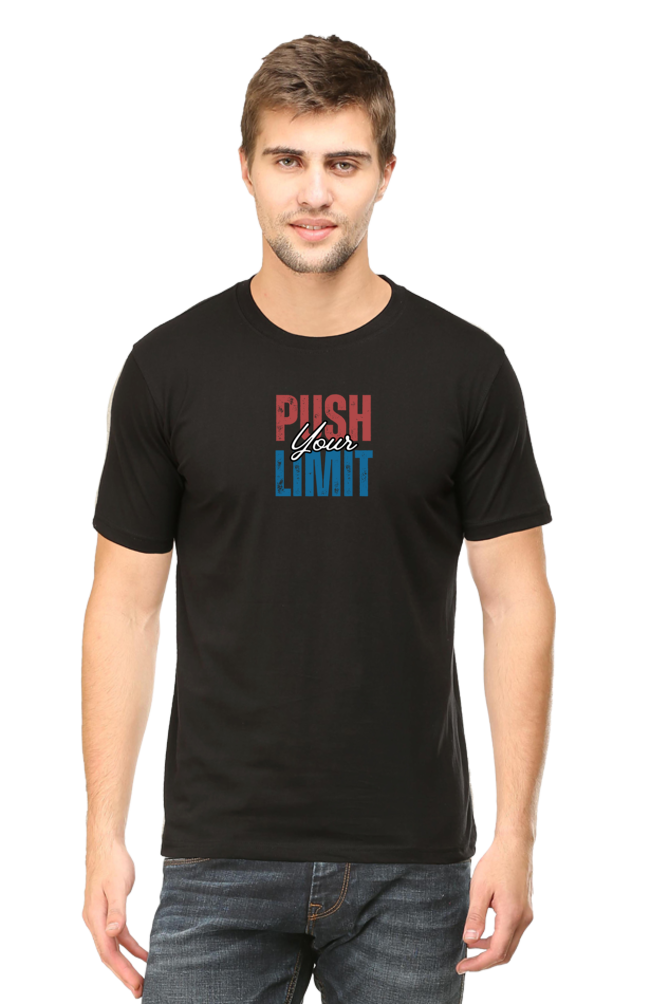 Push Your Limits Classic Fit Men's T-Shirt - Curious Case Clothing