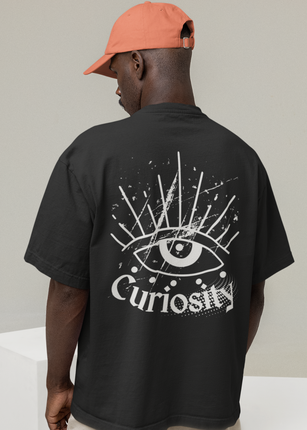 Eye For Curiosity Oversized T Shirt for Men - Curious Case Clothing