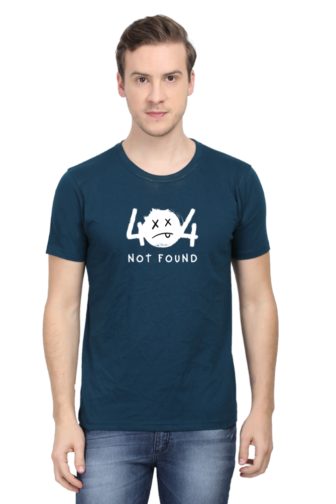 404 Not Found Classic Crew Neck T-Shirt for Men - Curious Case Clothing