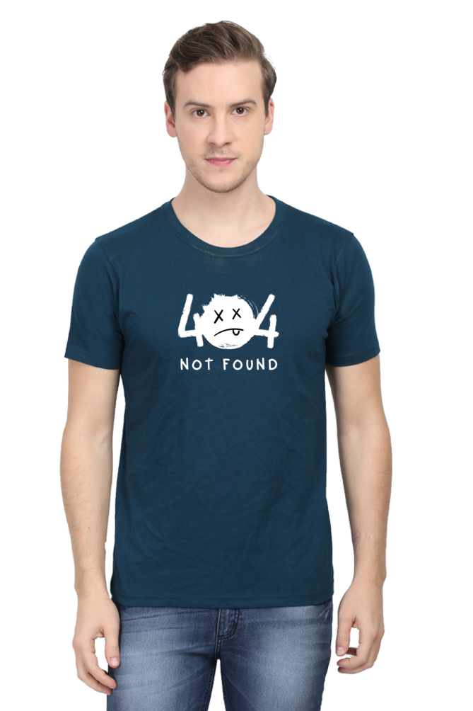 404 Not Found Classic Crew Neck T-Shirt for Men - Curious Case Clothing