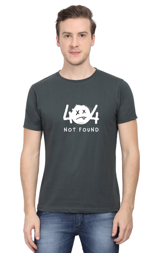 404 Not Found Classic Crew Neck T-Shirt for Men - Curious Case Clothing