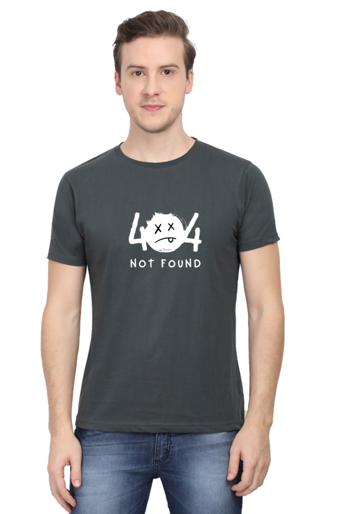 404 Not Found Classic Crew Neck T-Shirt for Men - Curious Case Clothing