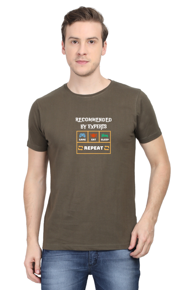 Recommended By Experts Classic Crew Neck T-Shirt for Men - Curious Case Clothing