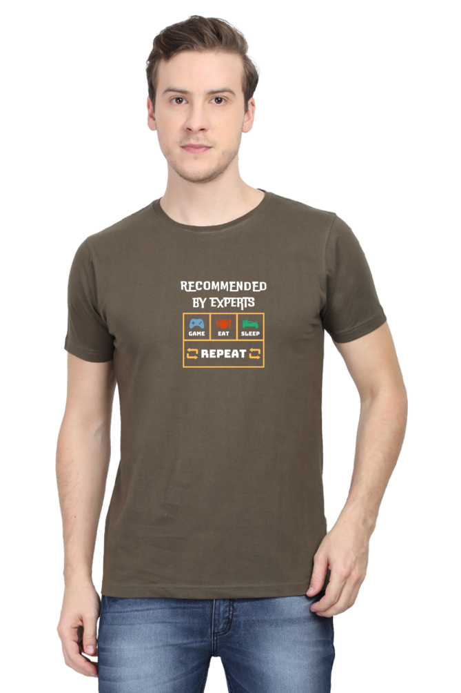 Recommended By Experts Classic Crew Neck T-Shirt for Men - Curious Case Clothing