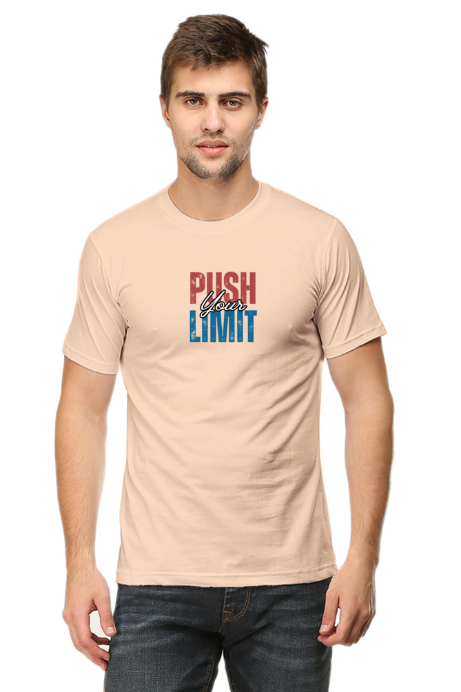 Push Your Limits Classic Fit Men's T-Shirt - Curious Case Clothing