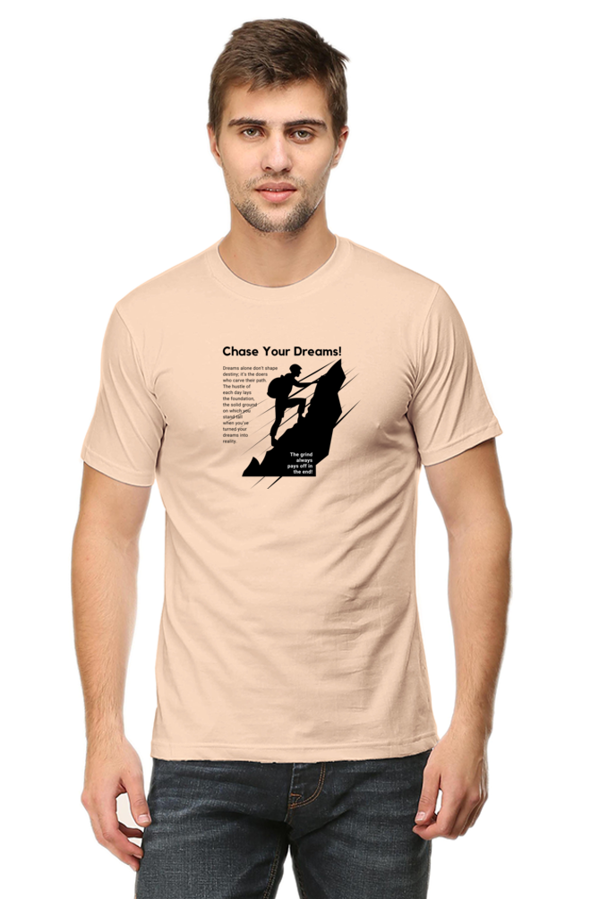 Chase Your Dreams Classic Fit Men's T Shirt - Curious Case Clothing