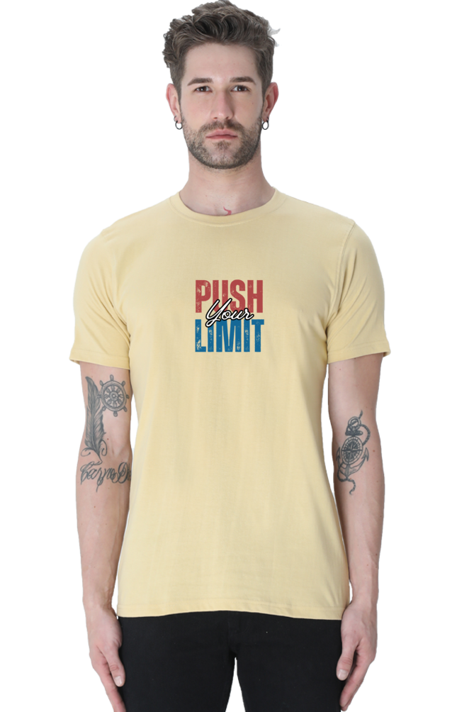 Push Your Limits Classic Fit Men's T-Shirt - Curious Case Clothing
