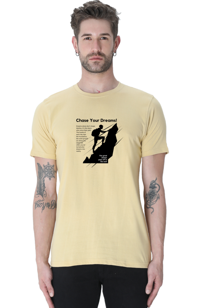 Chase Your Dreams Classic Fit Men's T Shirt - Curious Case Clothing