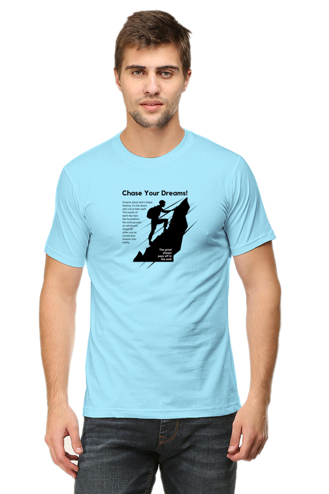 Chase Your Dreams Classic Fit Men's T Shirt - Curious Case Clothing