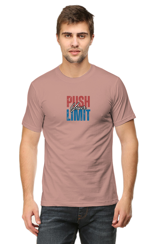 Push Your Limits Classic Fit Men's T-Shirt - Curious Case Clothing