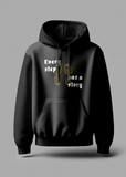 Every Step Has A Story Men's Hoodie - Black - Curious Case Clothing