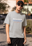 Stop Editing Yourself Oversized T Shirt for Men - Curious Case Clothing