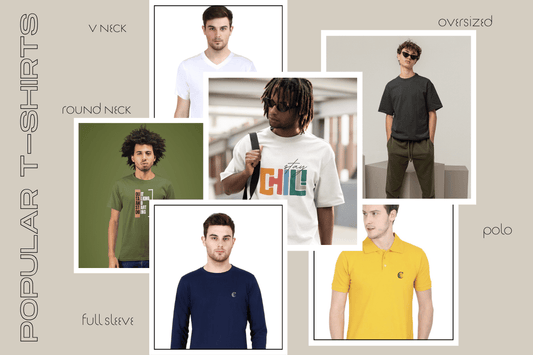 Most Popular Types of T-Shirts for Men in India - Curious Case Clothing