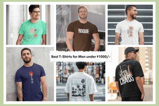 Best T-Shirts for Men Under ₹1000 - Affordable Yet Stylish at Curious Case Clothing