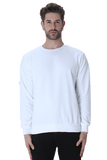 Men's Sweatshirt - Solid White