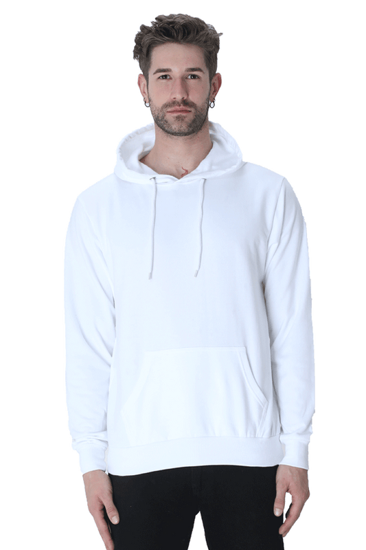 Men's Hoodie - Solid White