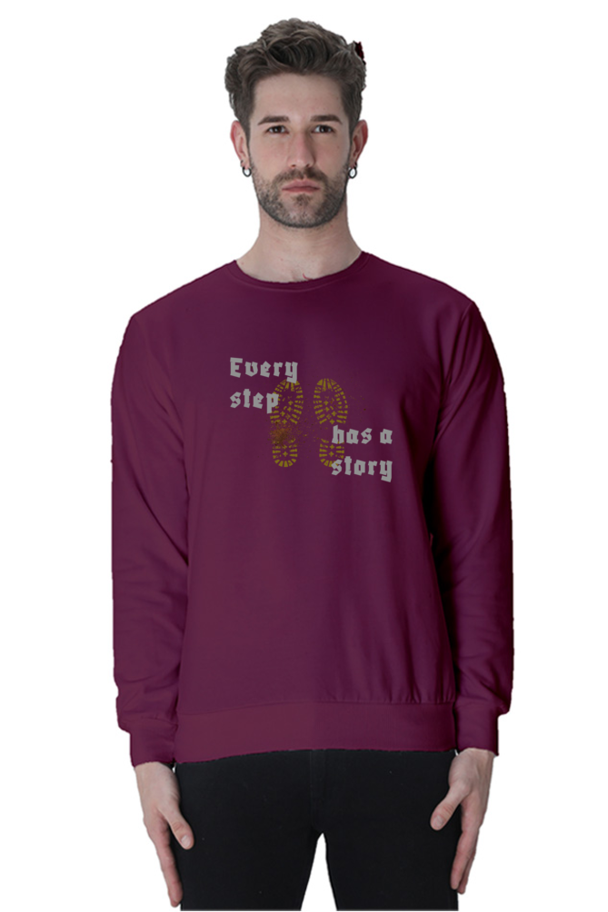 Every Step Has A Story Men's Sweatshirt