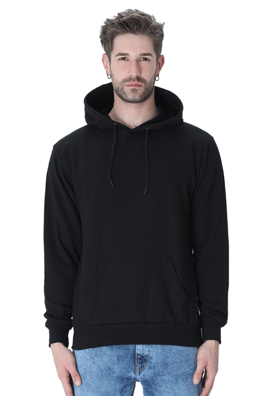 Men's Hoodie - Solid Black