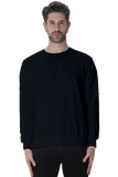 Men's Sweatshirt - Solid Black