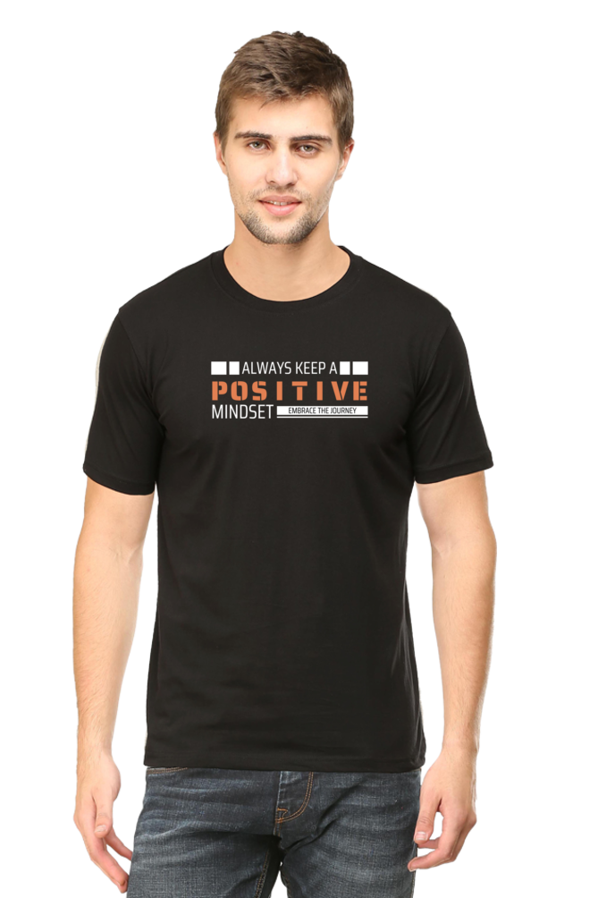 A Positive Mindset Regular Fit T Shirt for Men