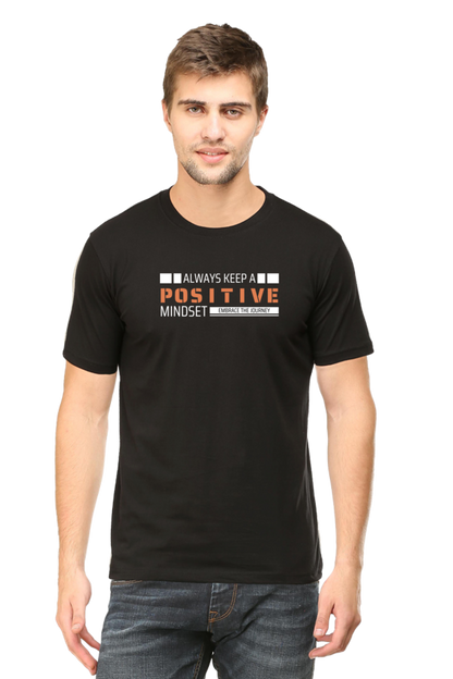 A Positive Mindset Regular Fit T Shirt for Men