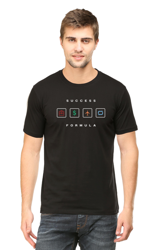 Success Formula Regular Fit T Shirt for Men