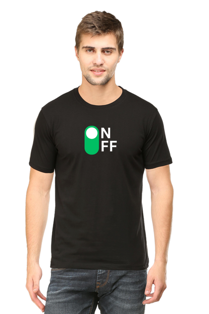 On And Off Regular Fit T Shirt for Men