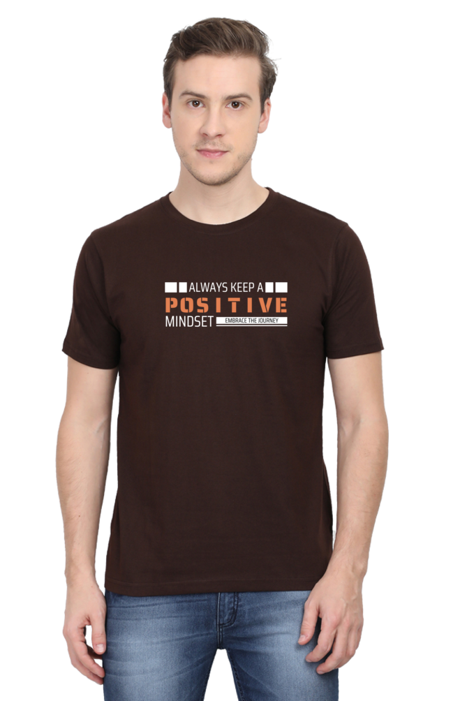 A Positive Mindset Regular Fit T Shirt for Men