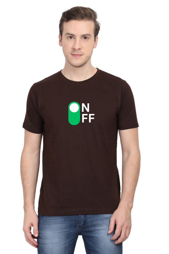 On And Off Regular Fit T Shirt for Men