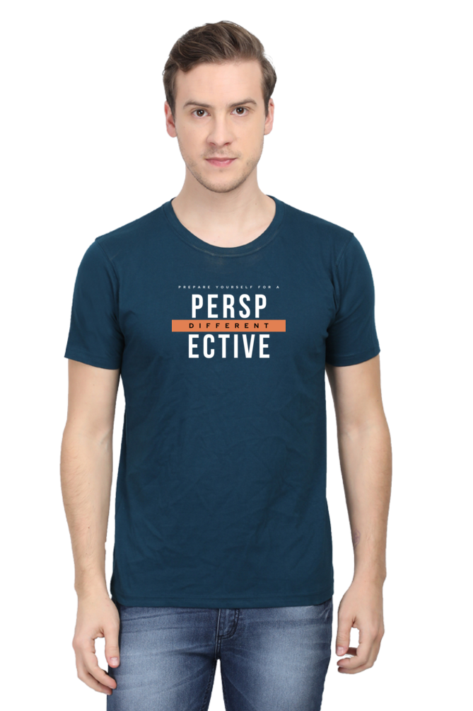 Different Perspective Regular Fit T Shirt for Men