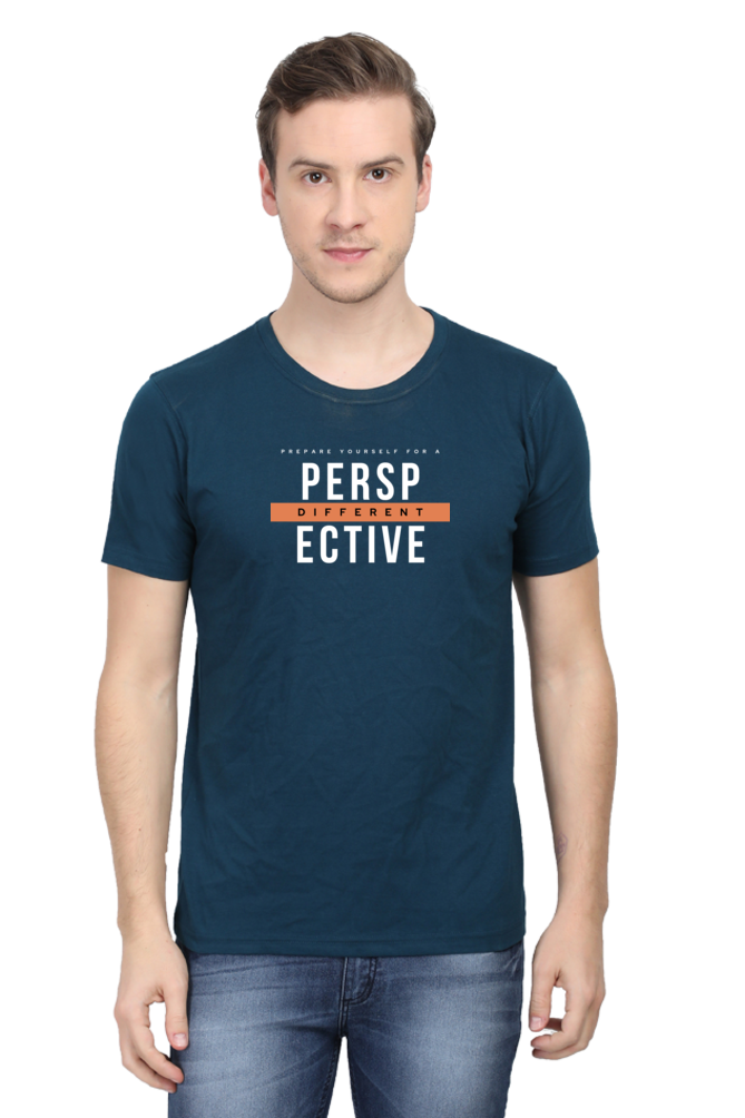 Different Perspective Regular Fit T Shirt for Men