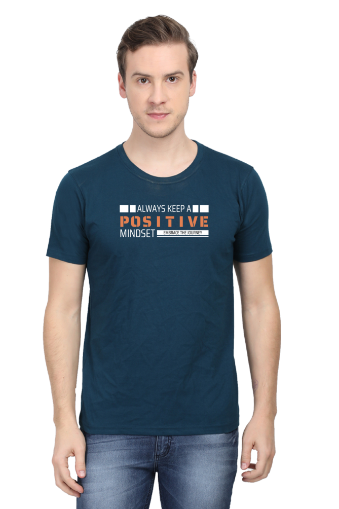 A Positive Mindset Regular Fit T Shirt for Men