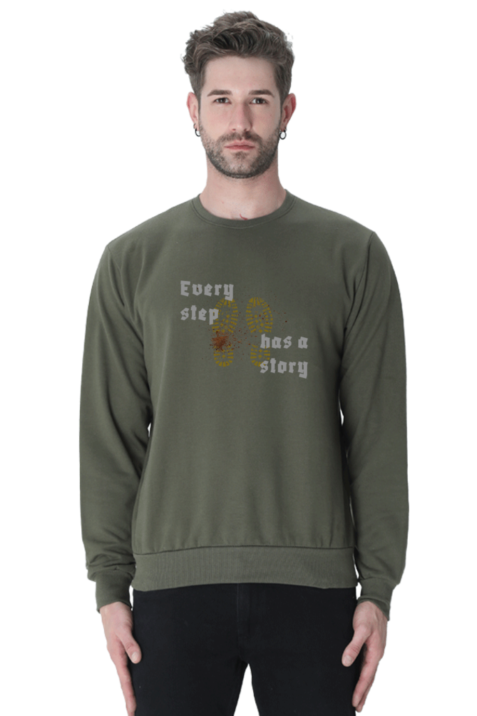 Every Step Has A Story Men's Sweatshirt