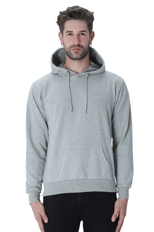 Men's Hoodie - Grey Melange