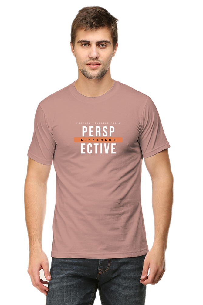 Different Perspective Regular Fit T Shirt for Men