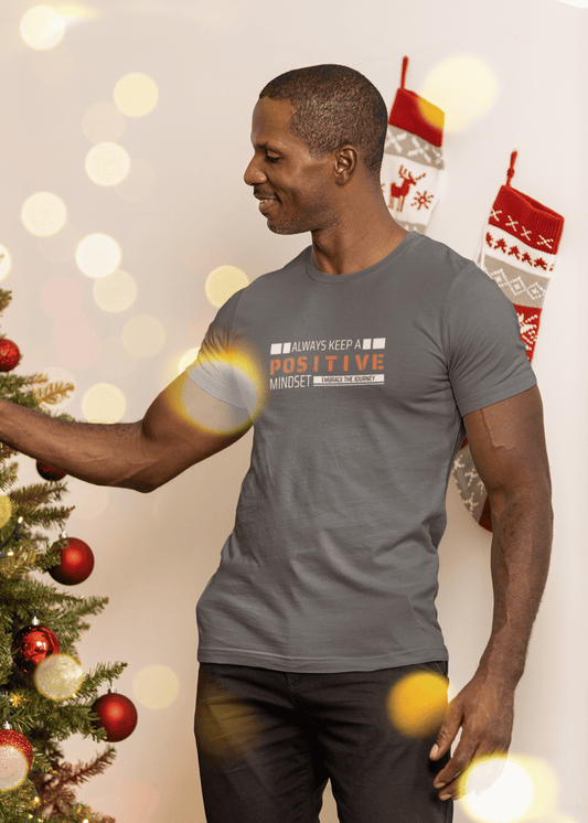 A Positive Mindset Regular Fit T Shirt for Men - Curious Case Clothing