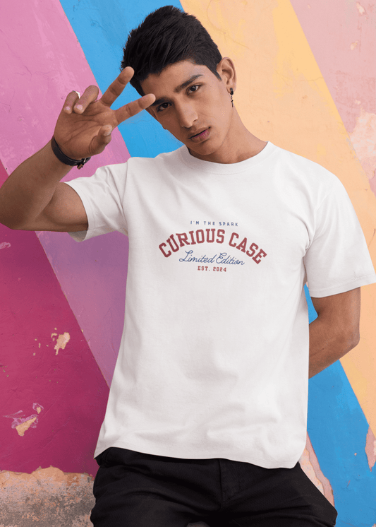 Limited Edition Curious Case Classic Crew Neck T-Shirt for Men - Curious Case Clothing