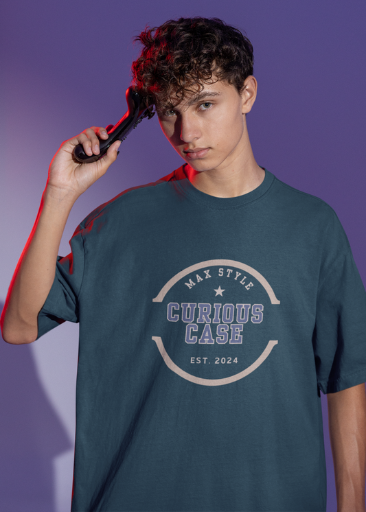 Curious Case Max Style Oversized T Shirt for Men - Curious Case Clothing