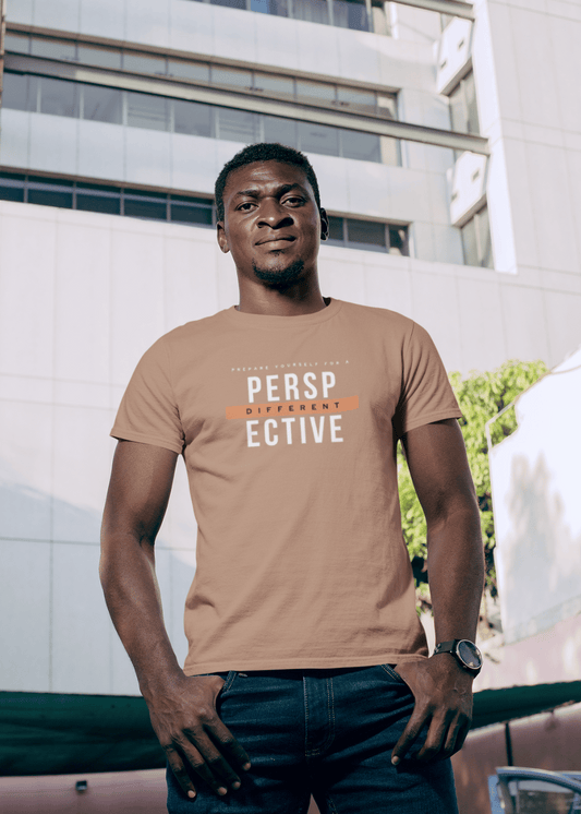 Different Perspective Regular Fit T Shirt for Men - Curious Case Clothing