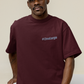 Peace In Stillness Live Large Oversized T Shirt for Men - Curious Case Clothing