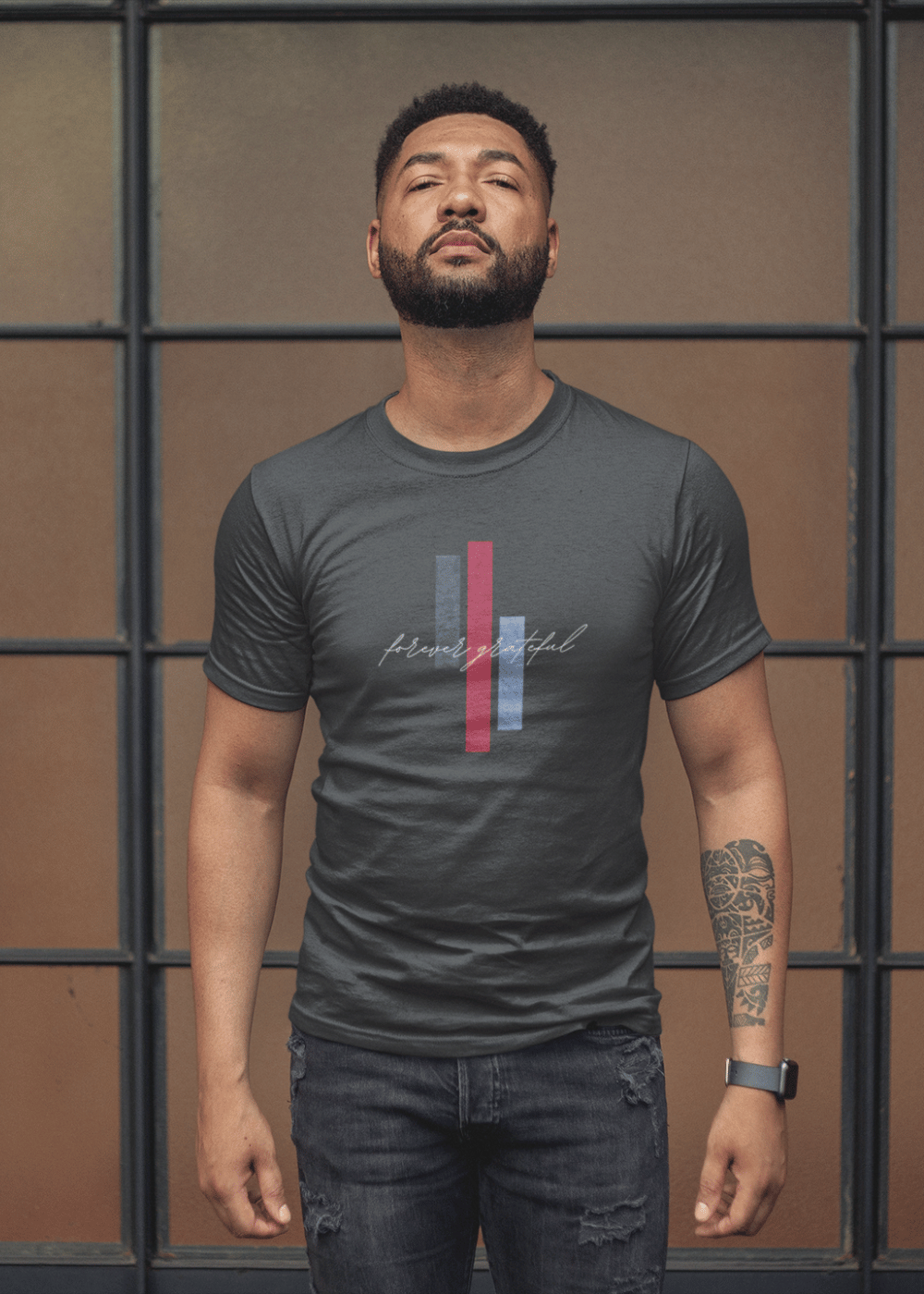 Forever Grateful Classic T Shirt for Men - Curious Case Clothing