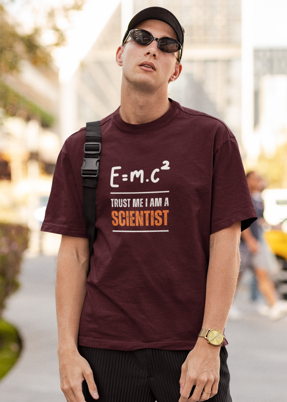 I Am A Scientist Oversized T Shirt for Men - Curious Case Clothing