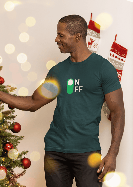 On And Off Regular Fit T Shirt for Men - Curious Case Clothing