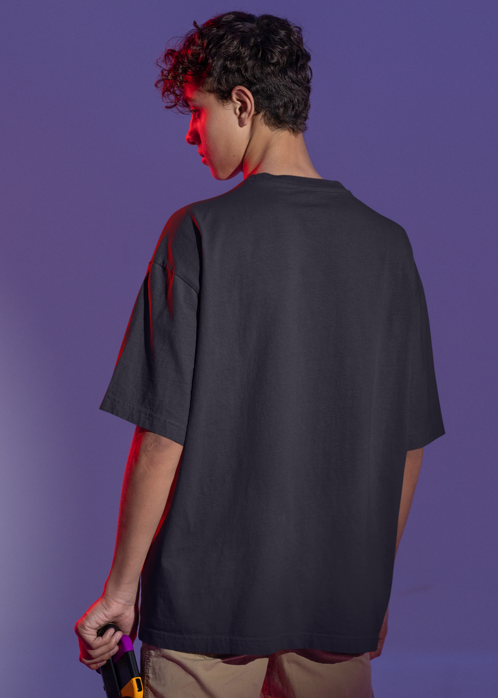 Oversized Plain Black T-Shirt – Unisex Fit - Curious Case Clothing